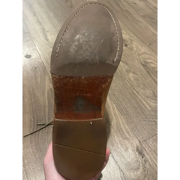 Cole Haan Williams C12337 Cap Toe Oxford British Tan Brown Shoes Men's Size 9 M - Picture 9 of 9